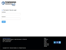 Tablet Screenshot of customer.townsendsolutions.com